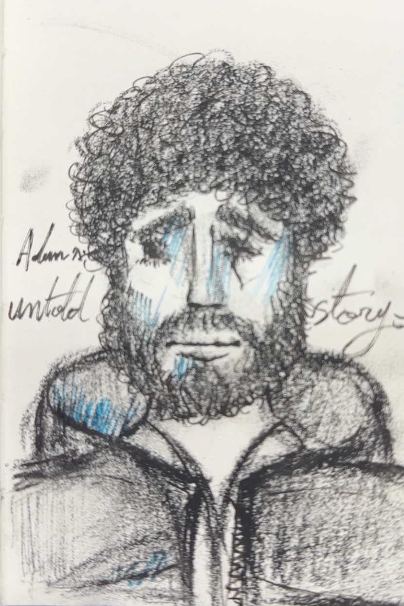 Adam sketch portrait